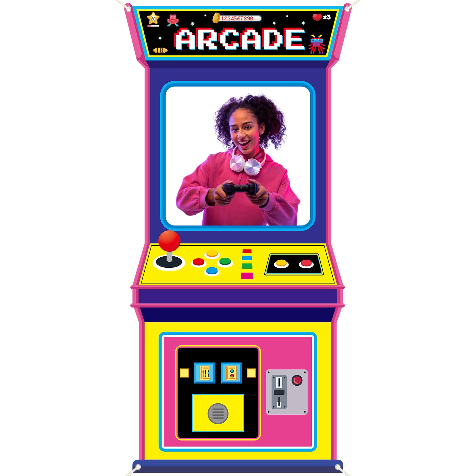 Retro Gaming Events - Retro Video Gaming Fabric Arcade Game