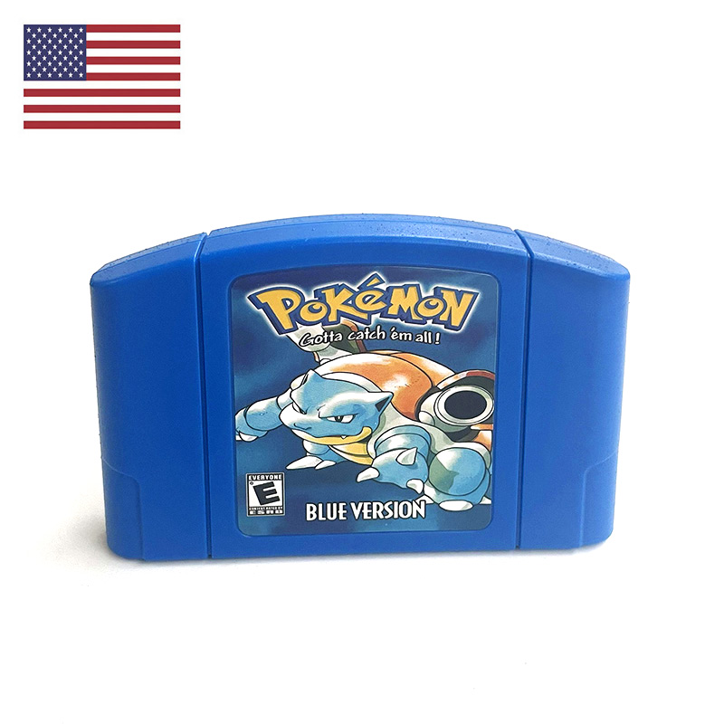 Retro Gaming Videos - USA NTSC Version English Pokemon Blue