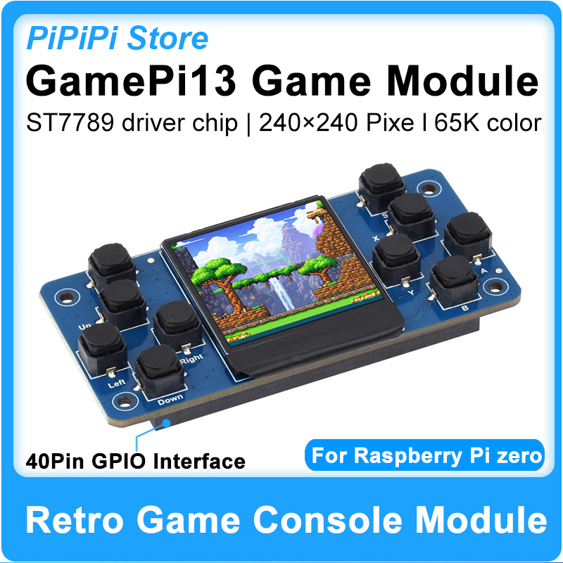 Retro Gaming Raspberry Pi - GamePi13 Retro Game Console Module 1.3inch