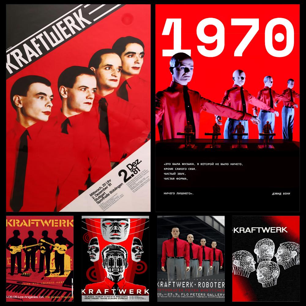 Retro Gaming Life - Music Kraftwerk Retro Poster PP Self