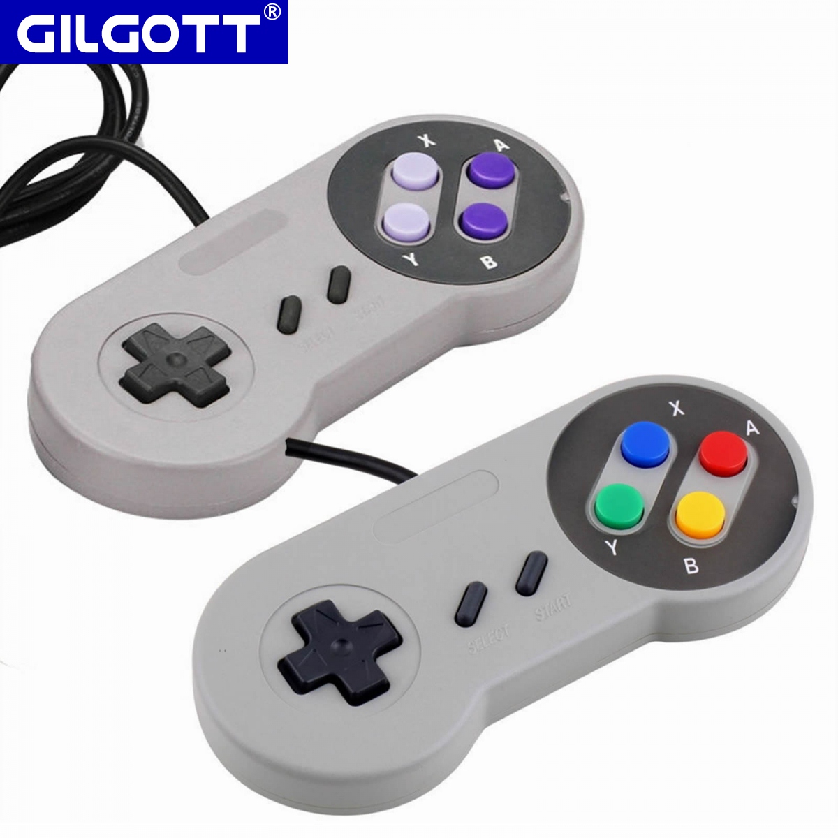 Retro Gaming Raspberry Pi - 2PCS/Set 1.4M Wired USB Game Controller