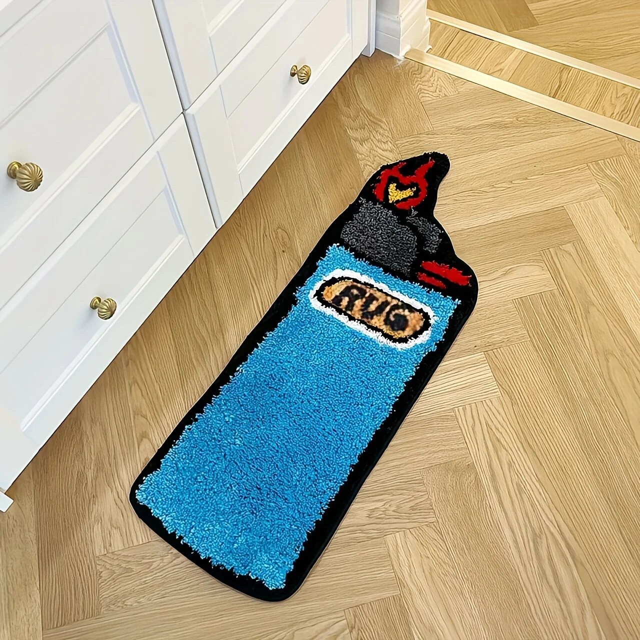 Retro Gaming Rug - Lighter Shape Carpet Bedroom Living Room