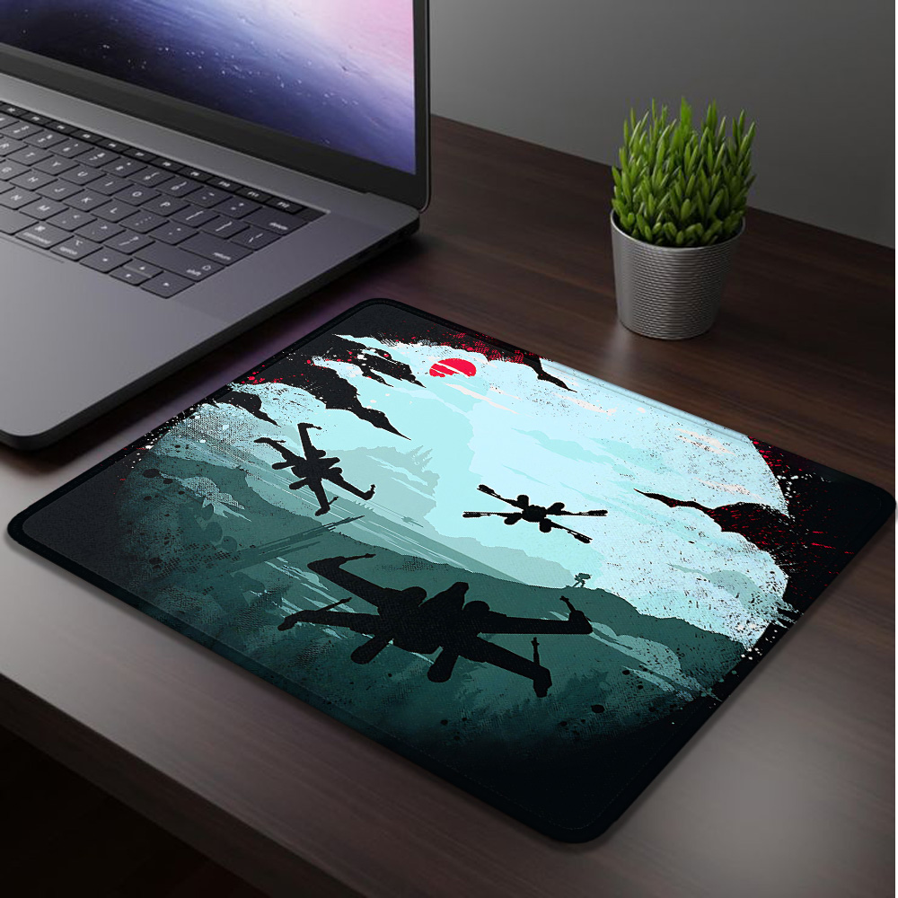Retro Gaming Rug - Retro Sci-fi Style Desk Mat Small