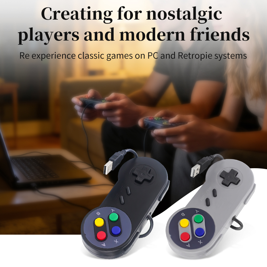 Retro Gaming Raspberry Pi - USB Retro Gamepad for PC NESPi
