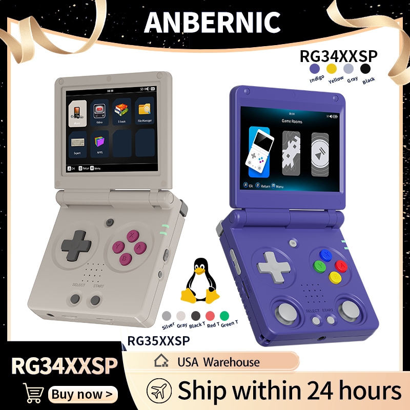 Anbernic RG34XXSP RG35XXSP Fli - đánh giá và giá Retro Gaming Upscaler
