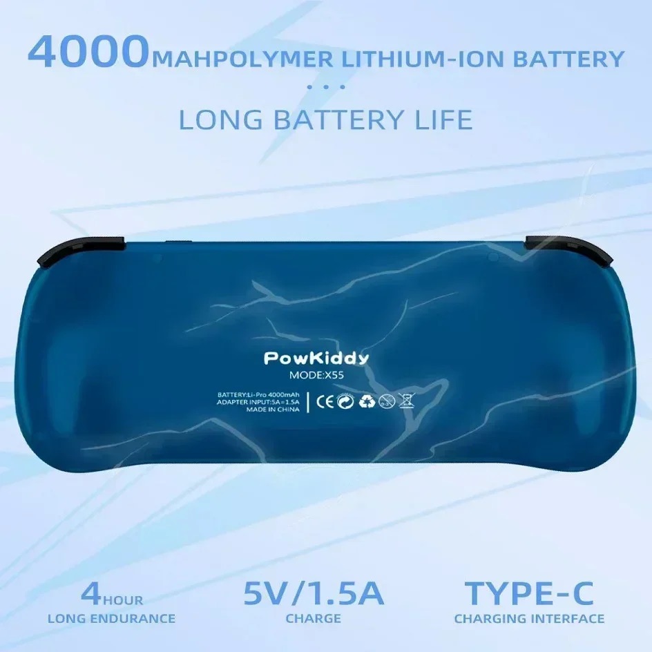 POWKIDDY X55 Handheld Game Con - đánh giá và giá Retro Gaming Upscaler