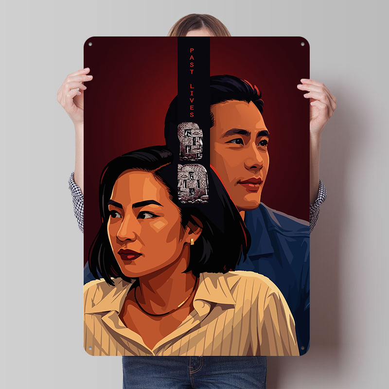 Past Lives Movie Poster Custom - đánh giá và giá Retro Gaming Life