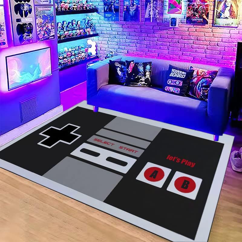 Vintage NES Controller Themed  - đánh giá và giá Retro Gaming Rug