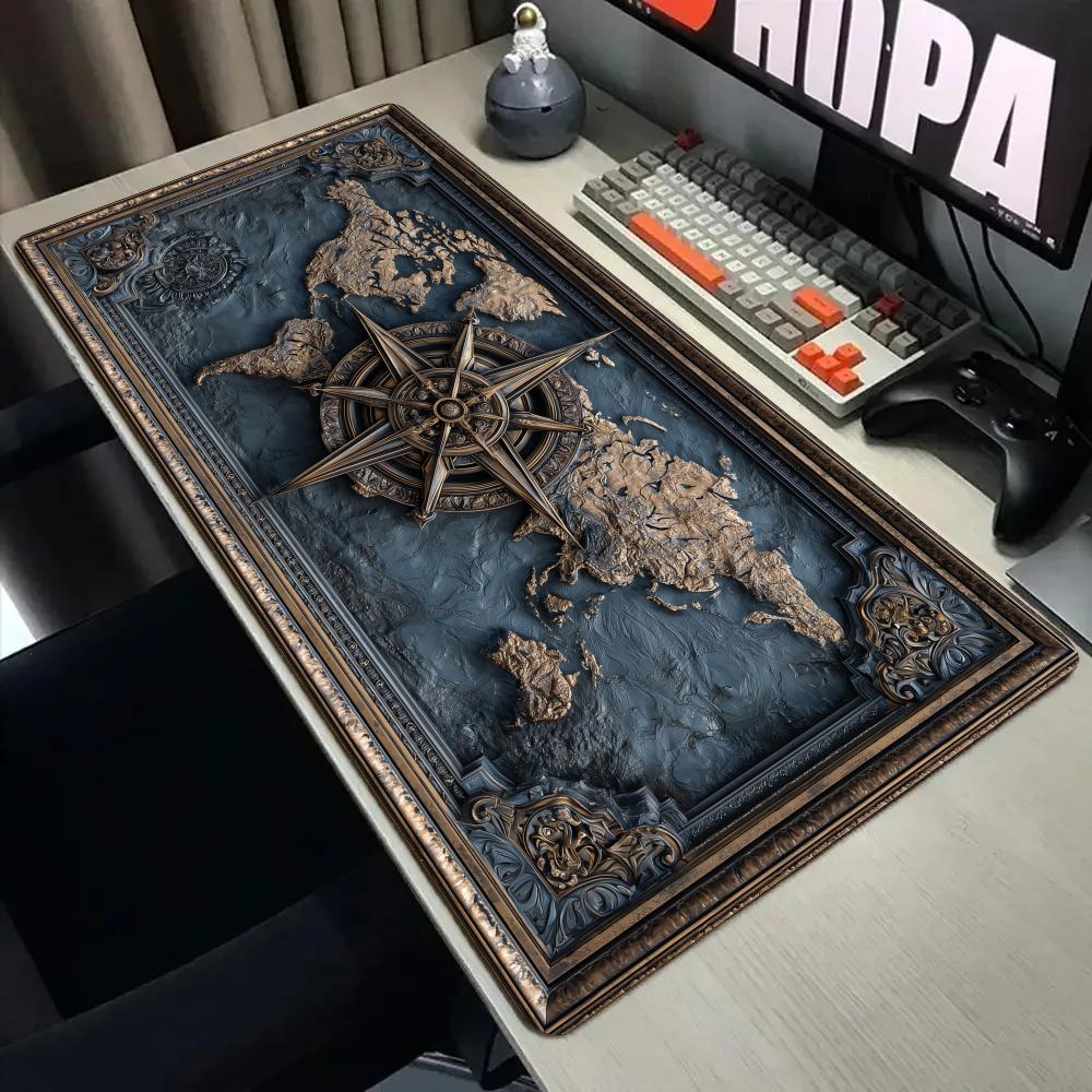 Retro compass and map Mouse Pa - đánh giá và giá Retro Gaming Rug