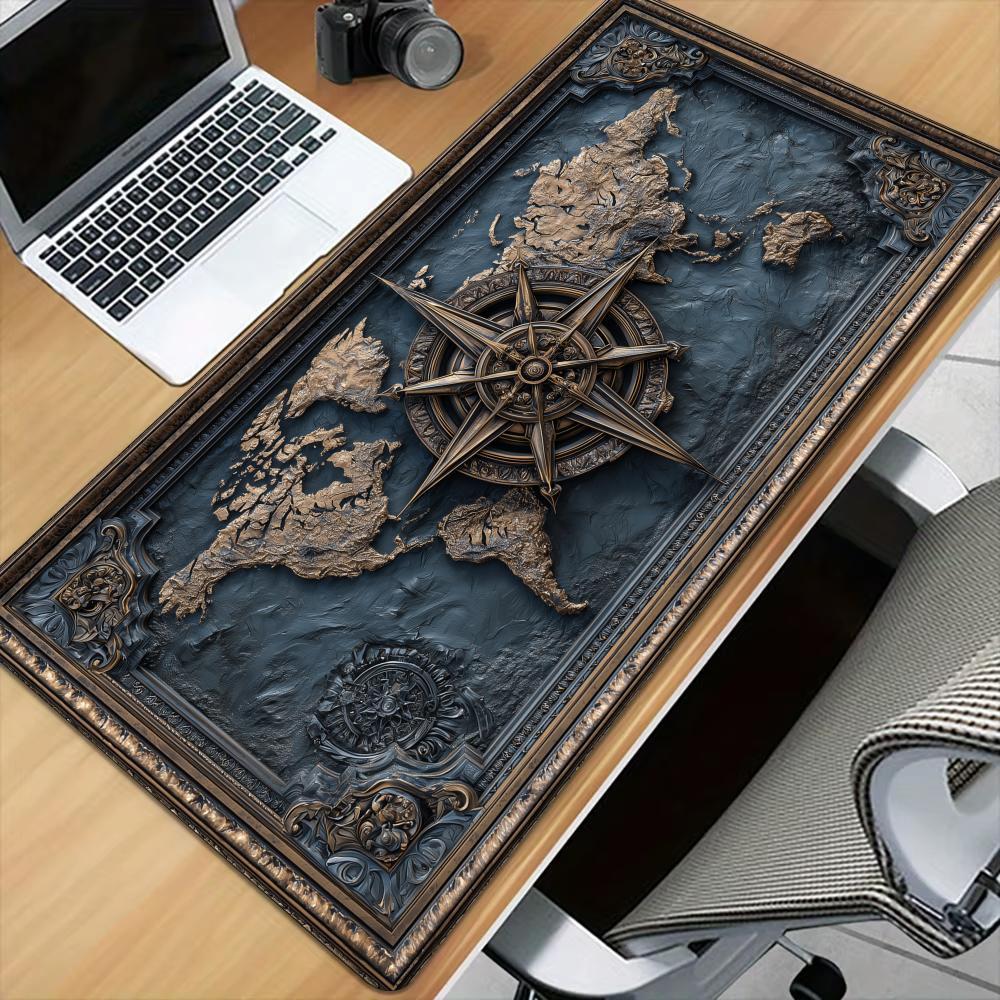 Retro compass and map Mouse Pa - đánh giá và giá Retro Gaming Rug
