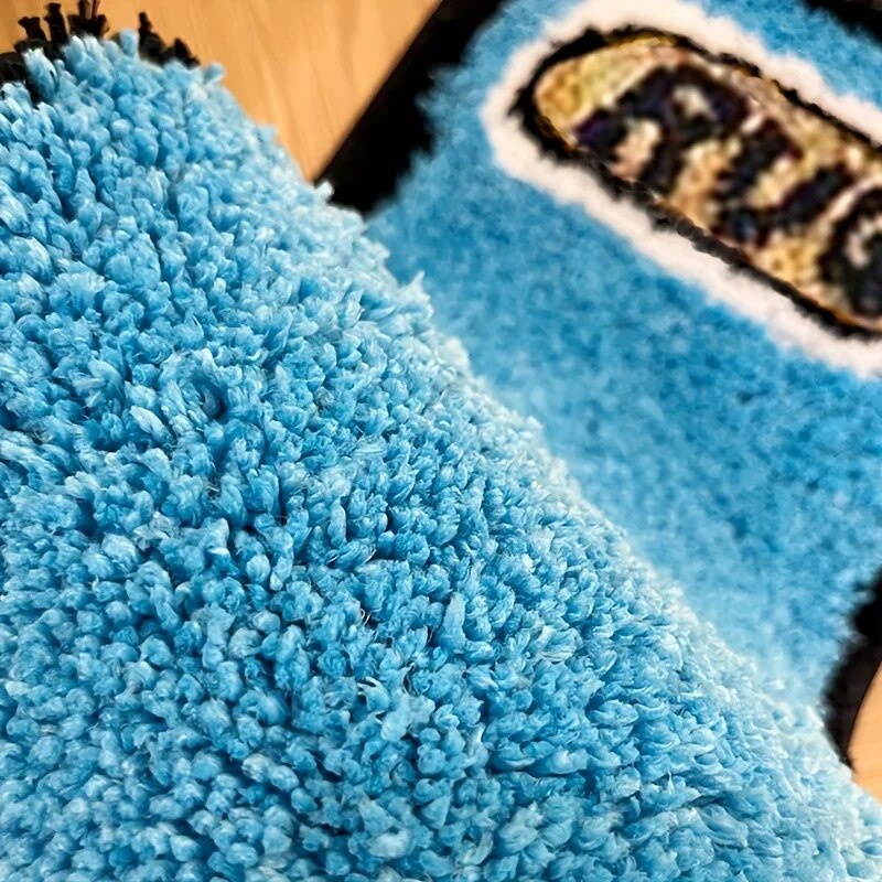 Lighter Shape Carpet Bedroom L - đánh giá và giá Retro Gaming Rug
