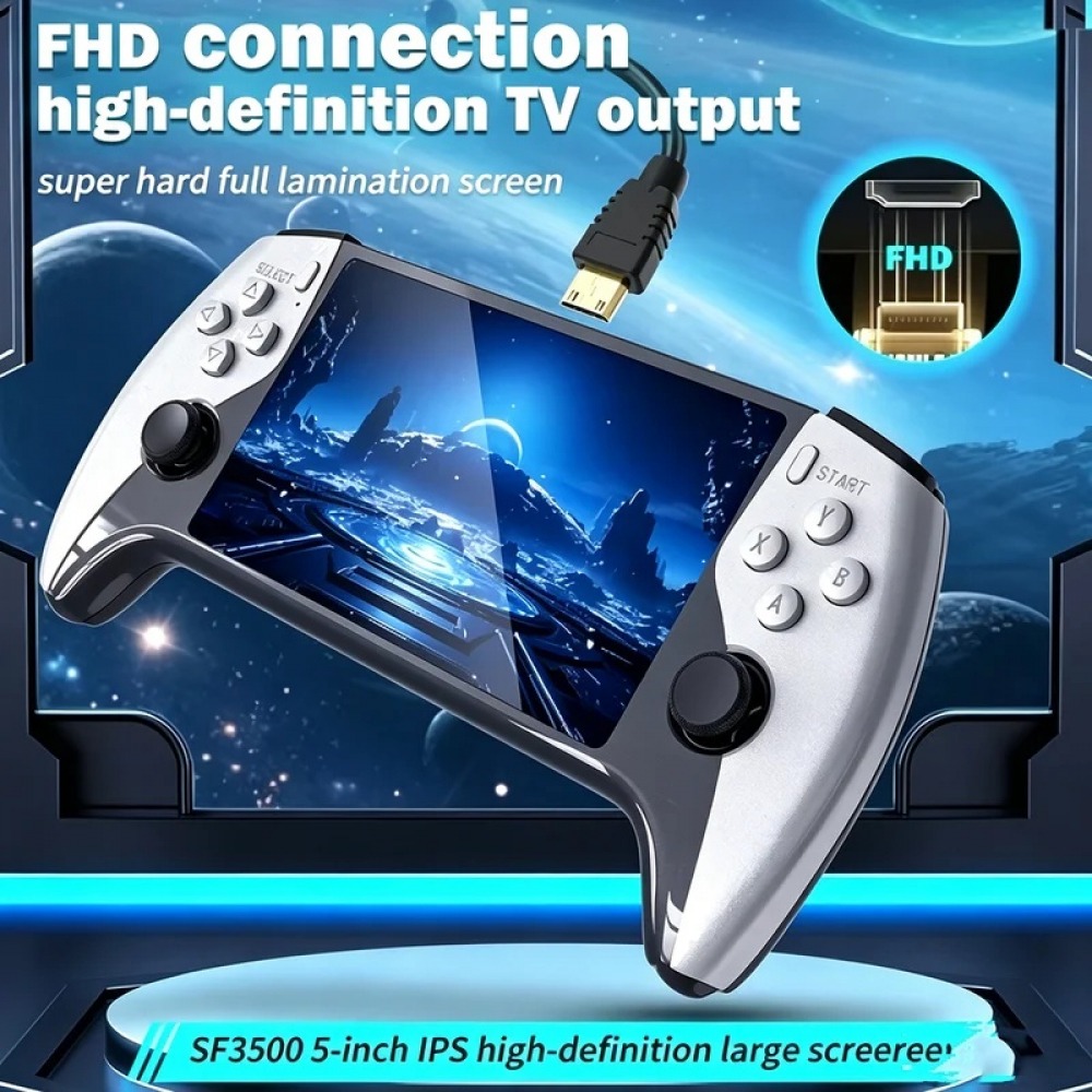 SF3500 5 inch Handheld Game Co - đánh giá và giá Retro Gaming Upscaler
